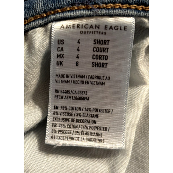 American Eagle, NE(X)T level stretch, Womens, Size US 4,Blue Denim,Jeggings - Picture 5 of 13